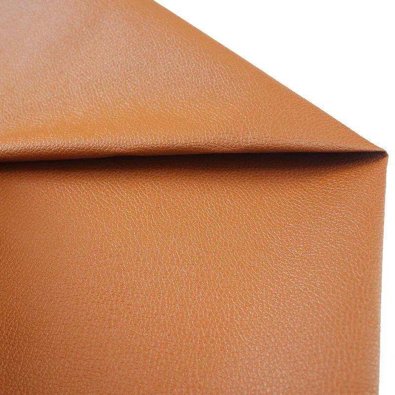 100x140cm Litchi PU Leatherette Faux Synthetic Leather Fabric for Sewing Bow Bag Brooches Sofa Car DIY Handwork Material Sheets