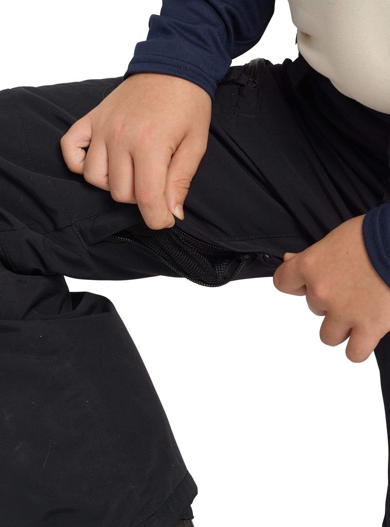 Burton Exile Cargo Snowboard True Black Kids' Pant, Boys' Pants, 2021-22 Model, Medium,