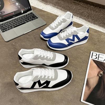 Осенне-зимняя женская обувь, женские кроссовки, студенческая обувь, белая обувь, низкие кроссовки на шнуровке с круглым носком в повседневном стиле