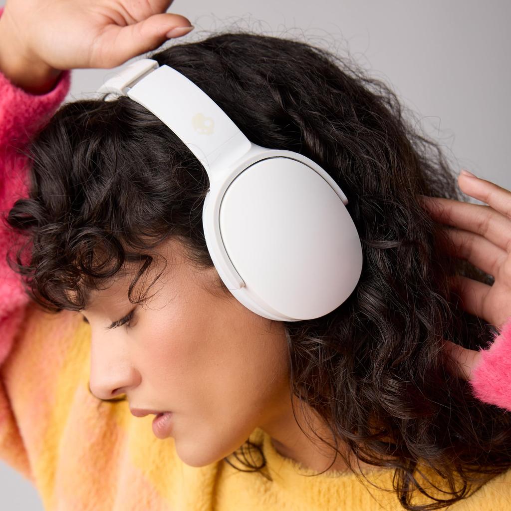 Candy Official Wireless Headphones HESH EVO Original [Skull Store] [With Sticker] (BONE WHITE)