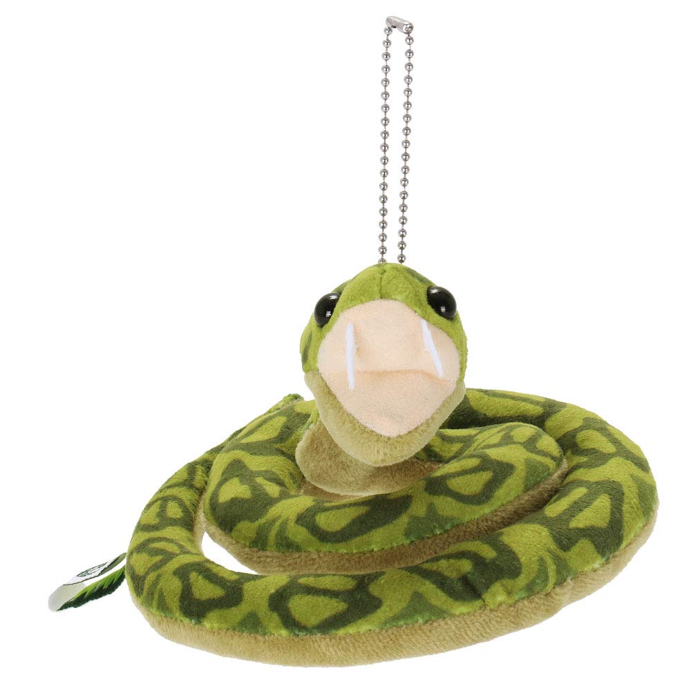 Carolata Plush Mascot Habu (Yanbaru Creaturewith Chain) Realistic Snake Keychain Doll Gift (Twice Tested) Christmas Present