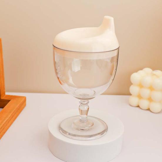 150 мл Детская винная кружка с удобной ручкой, силиконовым чехлом, бокалом для вина, кружкой для напитков, непроливающейся, обучающей кружкой с воздуховыпускным отверстием, пластиковой крышкой