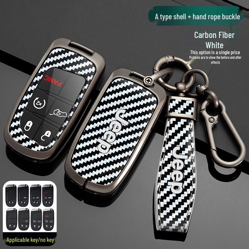 Чехол для ключа для Jeep Compass, Cherokee, Grand Cherokee, Renegade, Commander