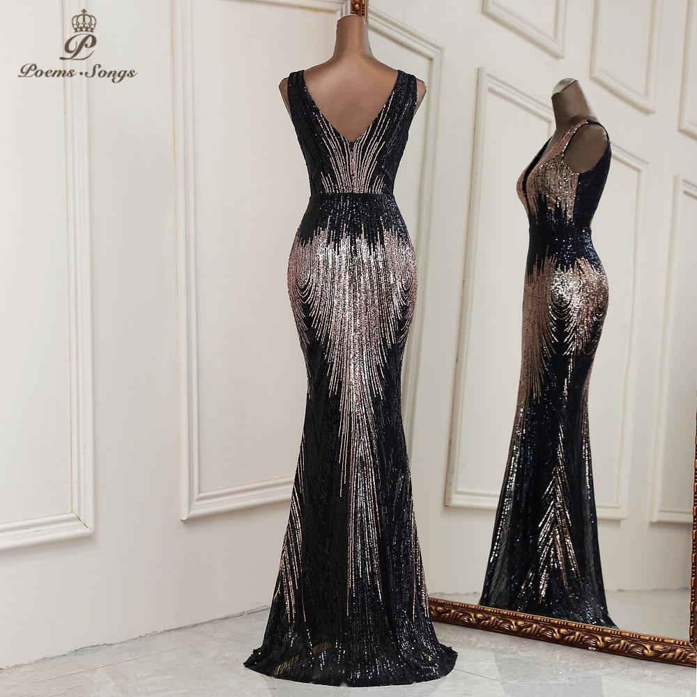 Sexy Deep V Neck Style Mermaid Evening Dresses Vestidos Formales Vestidos De Fiesta Robe De Soiree De Mariage