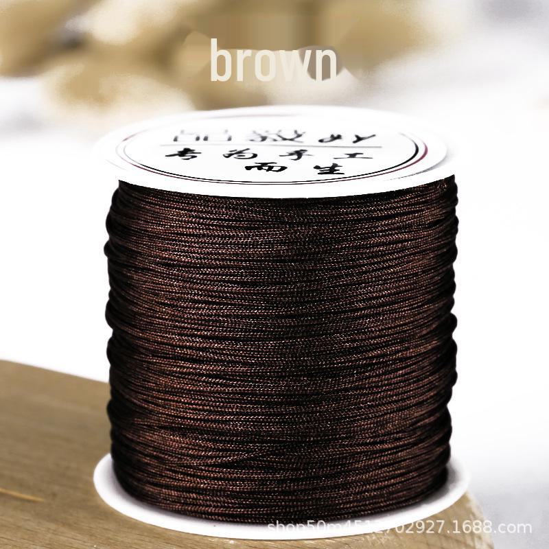 Тайваньская нефритовая линия №. 72: 50 м веревка для плетения украшений и бисера своими руками