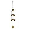 6 Copper Lucky Metal Bells Outdoor Metal Wind Chimes Yard Garden Hanging Ornament Decor Home Art Ambience Hanging Decoration