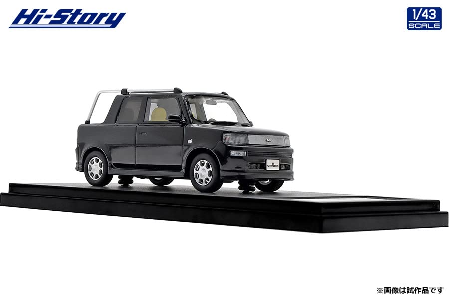 INTERALLIED Hi Story 1/43 Scale Toyota bB Open Deck (2001) Black Mica Finished Model