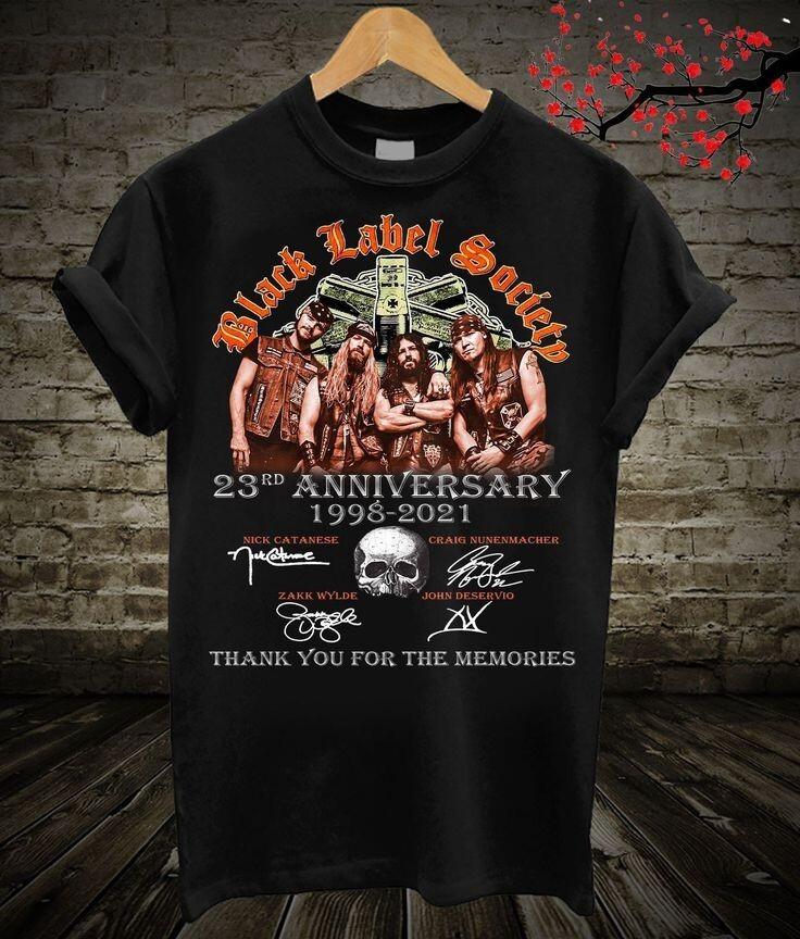 Новый! Футболка Black Label Society с коротким рукавом Подарок Взрослый Размер от S до 5XL Унисекс Футболка