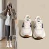 Ретро маленькая талия толстая подошва спортивные женские весенние новые модели показывают маленькие ноги, легкая и универсальная спортивная обувь