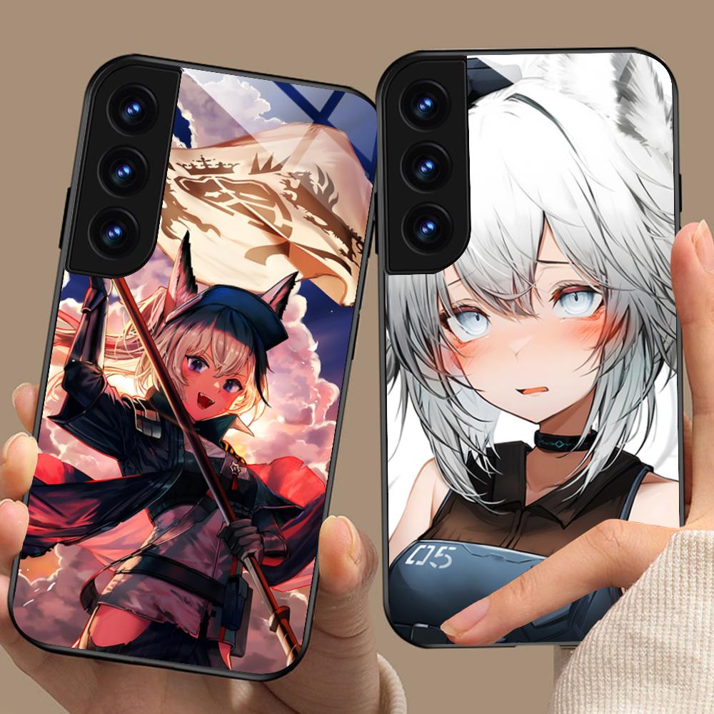 Чехол для мобильного телефона Arknights Grani Glass для Samsung Galaxy A56 55 54 53 52 51 36 35 34 23 16 15 5G Цветная обложка