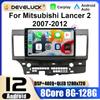 2 Din Android 12 Car Radio For Mitsubishi Lancer 10 CY 2 2007-2017 Multimedia Video Player GPS Carplay Auto Stereo DVD Head Unit