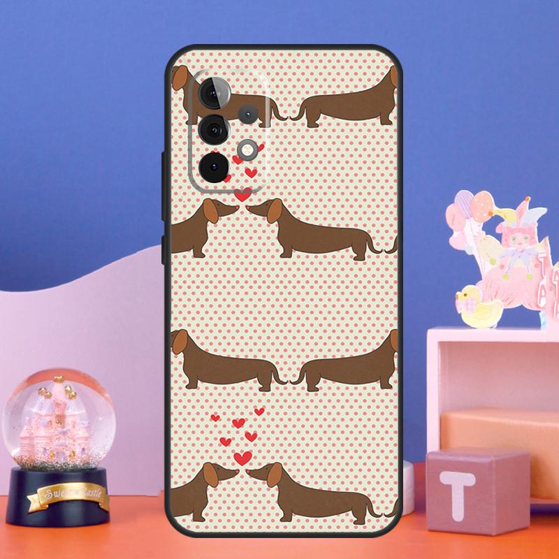Чехол Dachshund Sausage Dog для Samsung Galaxy A13 A23 A33 A53 A52 A32 A22 A12 A51 A71 A15 A25 A14 A34 A54