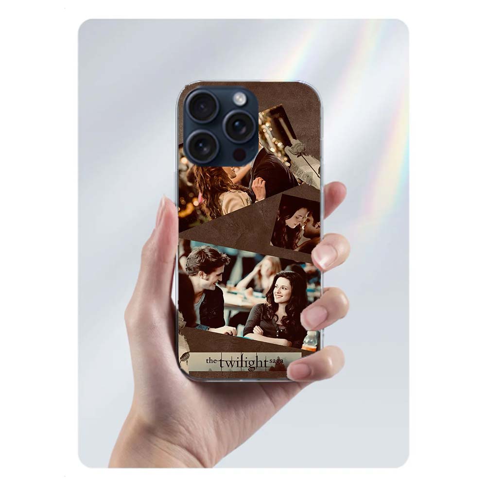 Прозрачный чехол для телефона Сумерки Для iPhone 17 Air 16 Pro Max 15 Pro 14 Plus 17E 16E 11 13 12 Mini Чехлы Fundas Cell TPU Колпачок