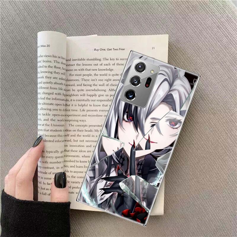 Чехол для телефона Arlecchino Genshin Impact для Samsung A15 A25 A35 A55 A13 A23 A33 A53 Galaxy A05S A51 A71 A41 A70 A50 A40 A21 A31 A03