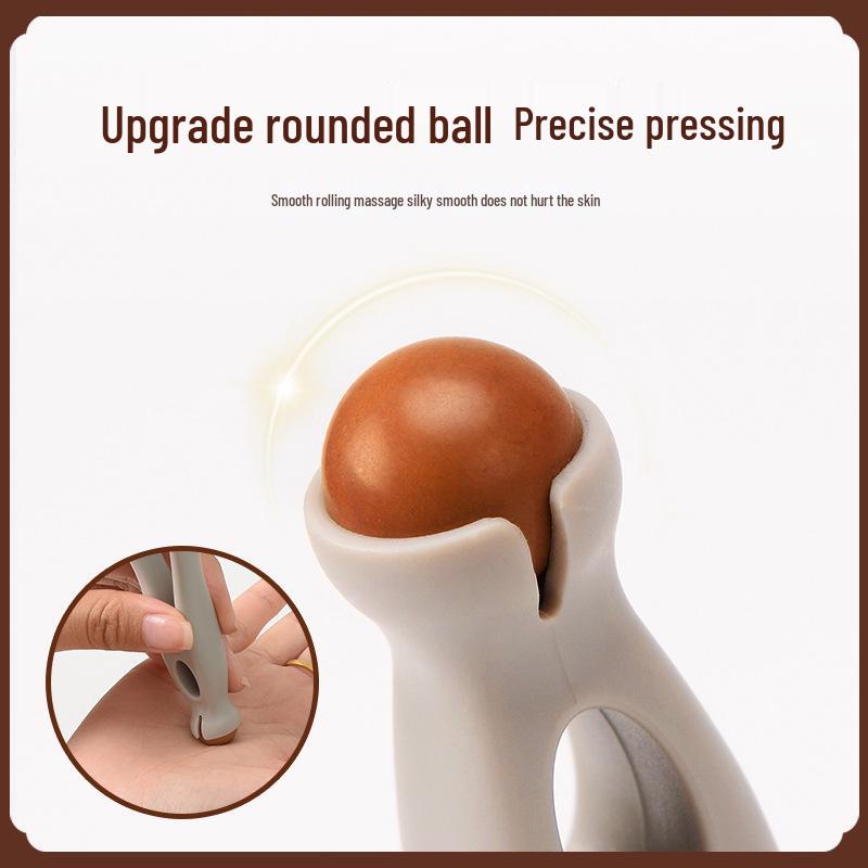 Bianstone Jade Finger Clip Massager: Multipurpose Hand Joint Roller for Acupoint and Meridian Therapy