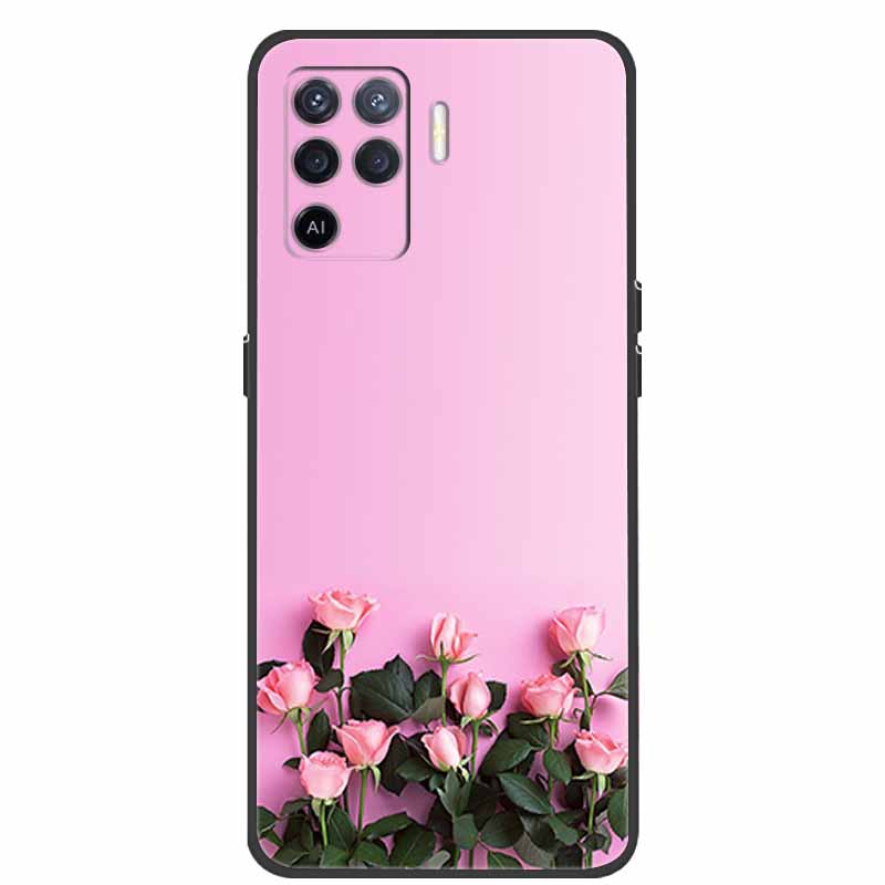 Для чехла OPPO Reno5 Lite Чехол Ударопрочный Мягкий силикон ТПУ Задняя крышка Для телефона Oppo Reno 5Z 5 Lite Чехол 5Lite CPH2205 Fundas