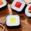Vegetable Simulation Food Key Chain Bag Pendant PVC Keychain Unique Sushi Pendant Gift