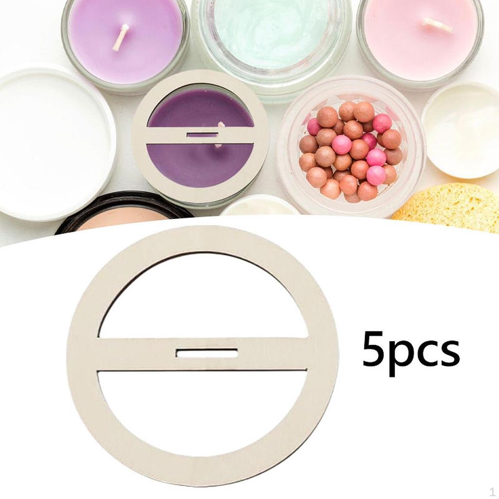 5 деревянных держателей фитиля для изготовления свечей в домашних условиях