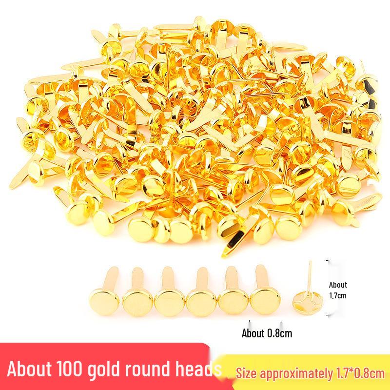 Цветные детские ручной работы гвоздики с раздвоенными ножками для DIY декора