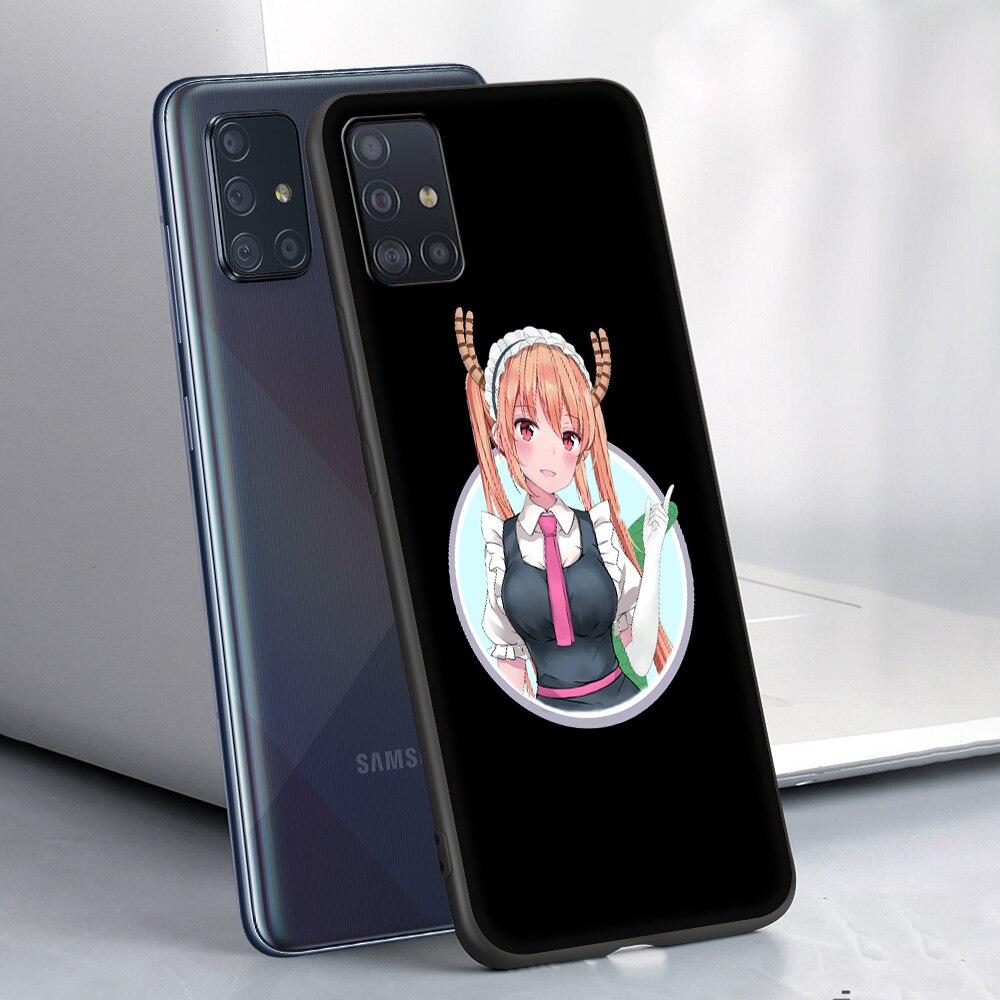 Чехол для телефона Miss Kobayashis Dragon Maid с аниме для Samsung Galaxy A51 A71 A21S A12 A11 A31 A52 A41 A32 5G A72 A02S, силиконовый чехол