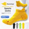 5 Pairs of Men's Pure Cotton Anti Odor Professional Sports Marathon Basketball Short Boat Socks
