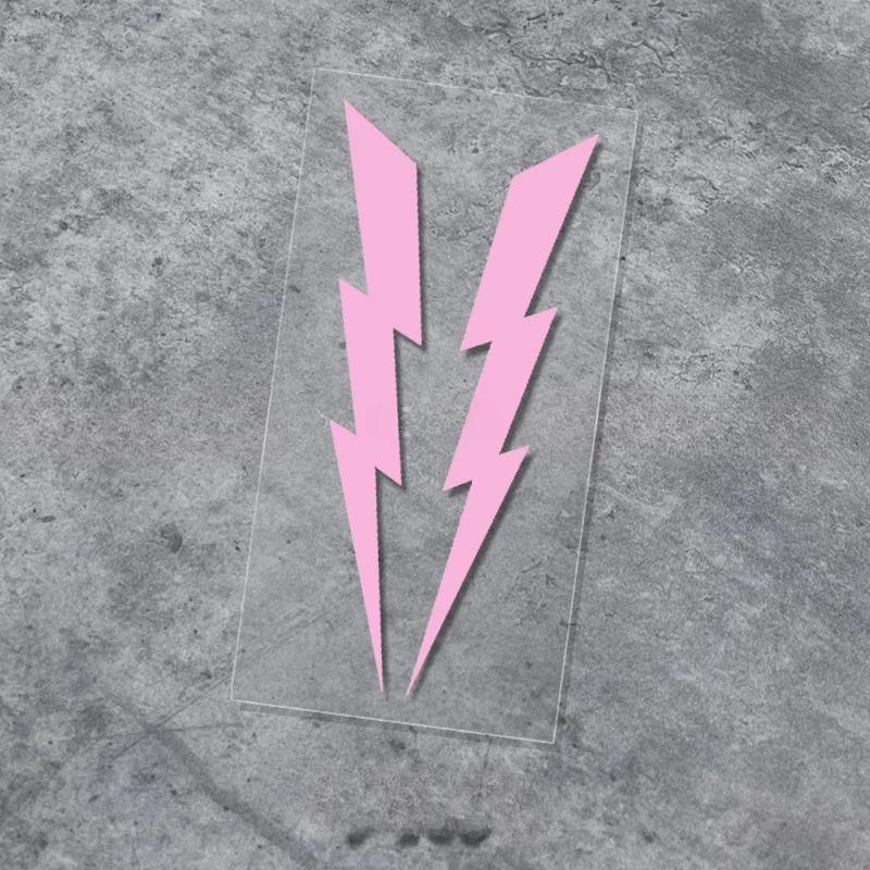 2pcs Lightning Motorcycle Stickers Car Decals DIY Moto Helmet Head Windshield Side Body for DUCATI KTM BMW YAMAHA Kawasaki Vespa