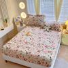 100% хлопок простыня на резинке в цветочном стиле покрывало для кровати приятное для кожи простыня 90/100/120/150/180 см постельное белье Sabanas (Нет наволочки)