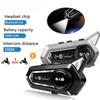 BT31 Bluetooth 5.0 Motorcycle Intercom - 300M Range, IPX7 Waterproof, Universal Helmet Headset