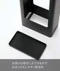 Yamazaki Jitsugyo Slim Usa Tate Black Ш22XГ12XВ50 см Башня со съемным поддоном для воды Высота 50 см Устойчивая 4929 Прибл.