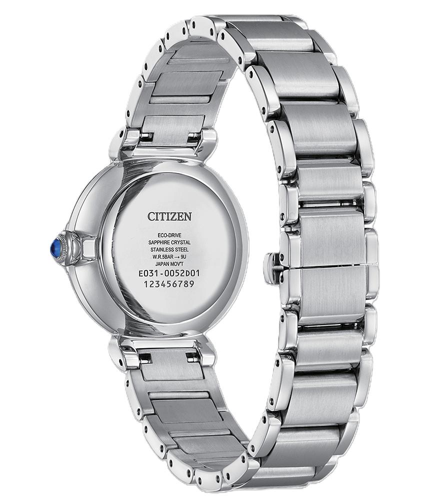 Citizen Женские часы L Eco-Drive Sapphire из нержавеющей стали EM1060-87L