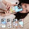 Милый чехол для телефона B-BuBu DuDu для IPhone 17 Air 16 E Pro Max 15 14 13 Mini 12 Pro 11 Max Plus Черный чехол