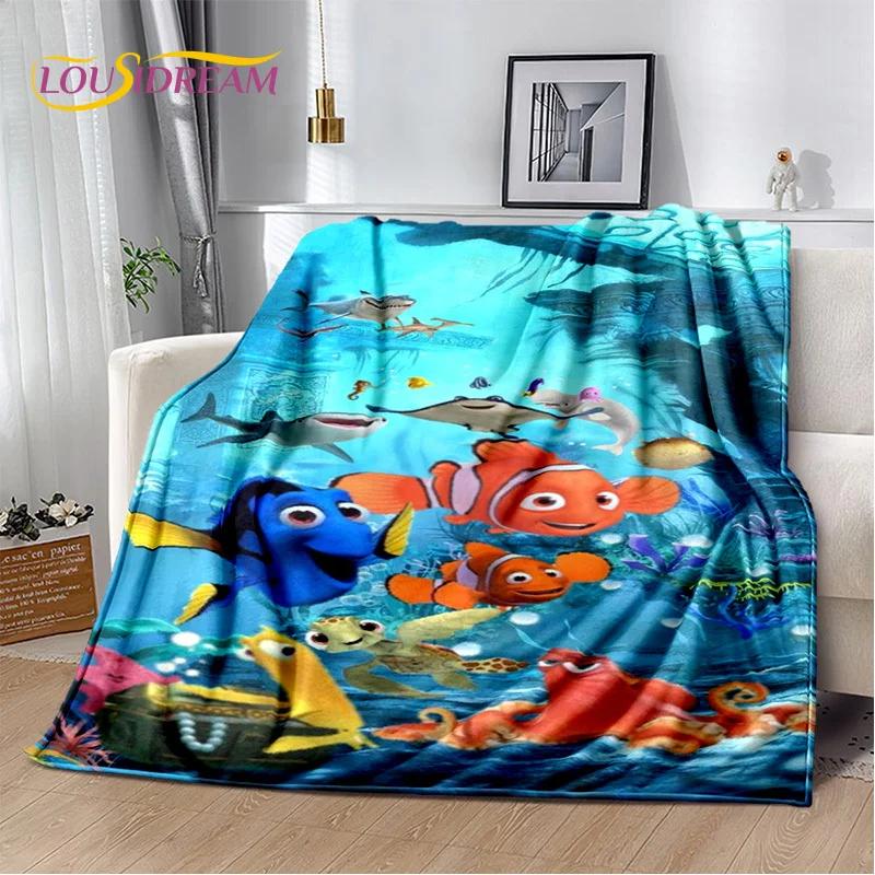 29 Style Cute Finding Nemo Cartoon Sea World Blanket,Flannel Soft Throw Blanket for Home Bedroom Bed Sofa Picnic Office Kid Gift