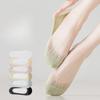 Female Summer Thin Shallow Mouth Invisible Non Slip Non Fall with Ice Silk Boat Socks