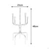 Candlestick Holder Candelabra 5 Arm Decorative Iron Ornament Table Centerpiece Taper Candle
