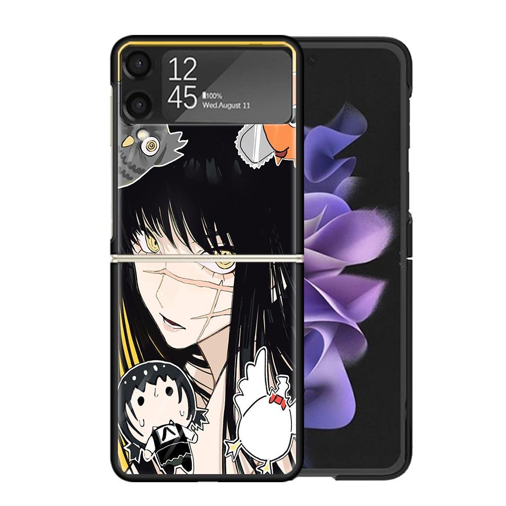 Чехлы C-Chainsaw Mans Yoru War Devil Для Samsung Galaxy Z Flip 4 5 6 7 3 Z Flip7 Flip6 Flip4 Flip5 Flip3 5G Жесткий Ударопрочный Fund