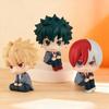 Chibi Super Cute Academy Izuku Midoriya / Katsuki Bakugo / So Todoroki PVC Figurine, Collectible Toy Series Model
