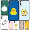 Cartoon Duck Knife Funda For Samsung Galaxy S22 Ultra S23 FE S9 S10 Note 10 Plus Note 20 Ultra S20 S21 FE Case