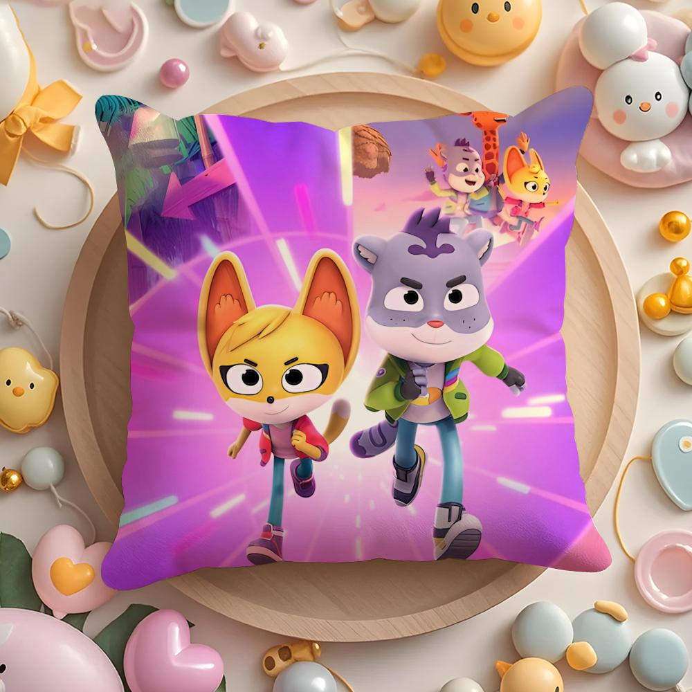 Аниме Чехол на подушку 'С-Существа' для дома и автомобиля, многоцелевой чехол на подушку - Двусторонний, Мягкий и прочный для повседневного использования