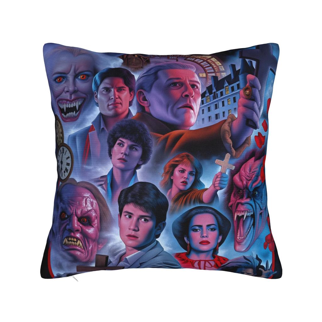 Horror Film Frighteds Nights Pillow Cover Funny Pillow Case For Living Room Bed Chair Comfy Cushion Cover Birthday Present