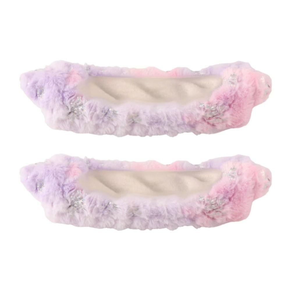 Hockey Skates Ice Skate Shoes Covers Plush Case Flannel Skate Guards Figure Skates
