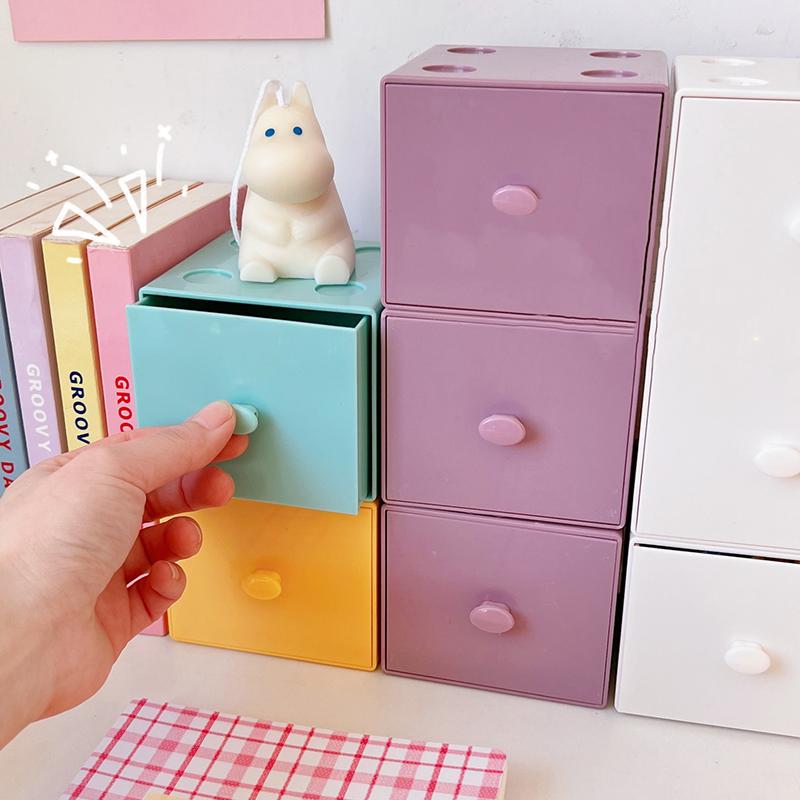 Настольный квадратный ящик для хранения макарон Ящик для хранения Комбинированный ящик для хранения строительных блоков Ящик для хранения косметики Ящик для хранения ювелирных изделий