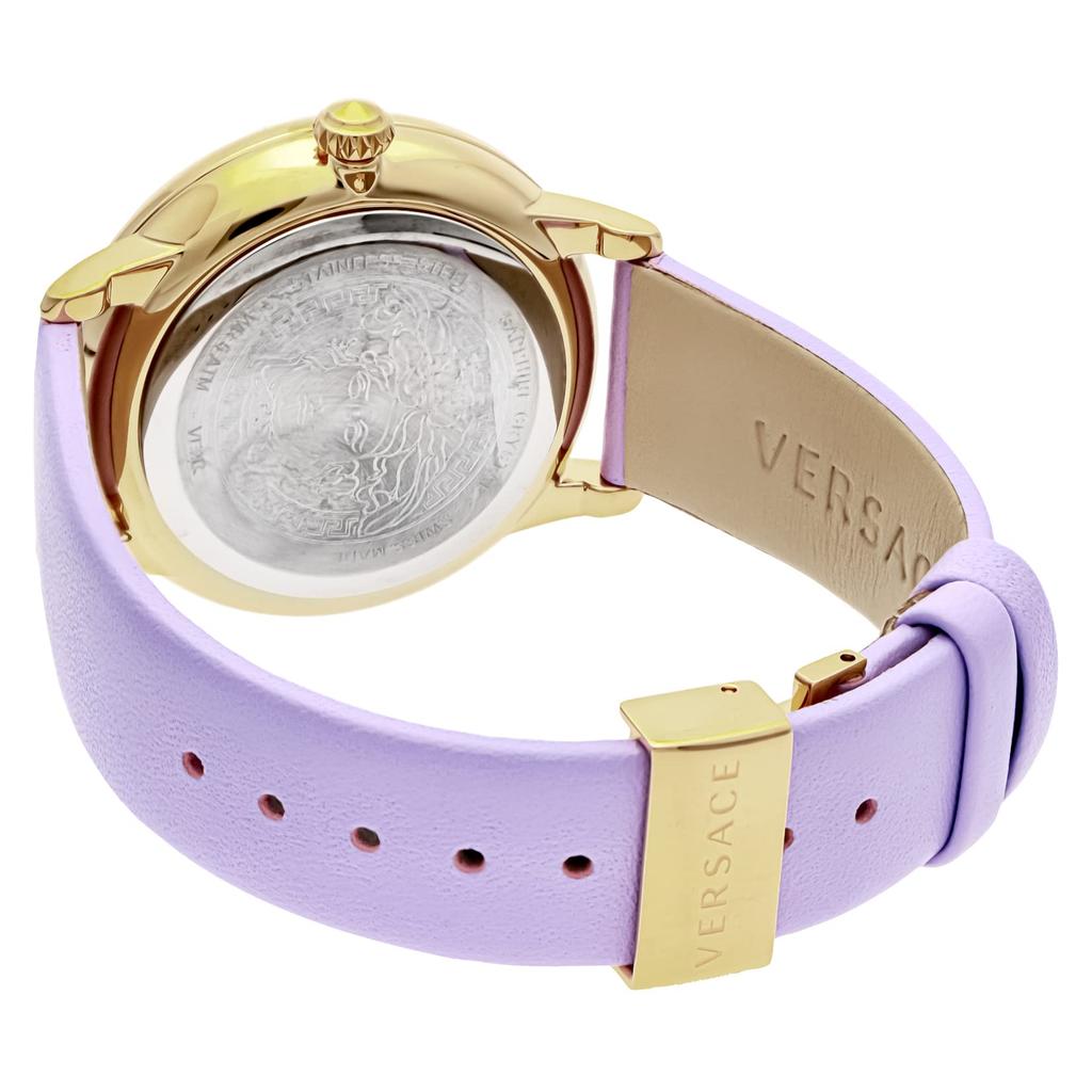 Watch LA MEDUSA Medusa Purple Dial Stainless Steel Sapphire Glass Quartz 38MM Swiss Watch VE2R00522 [Versace] Women's [Item]