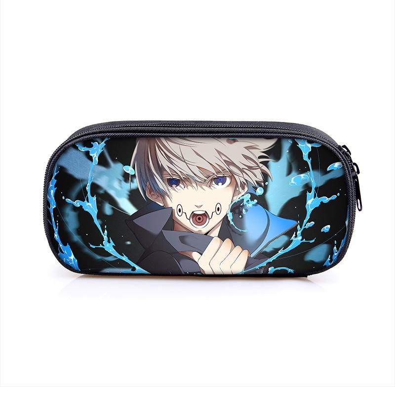 Пенал Jujutsu Kaisen большой вместимости для студентов и предметов первой необходимости для макияжа