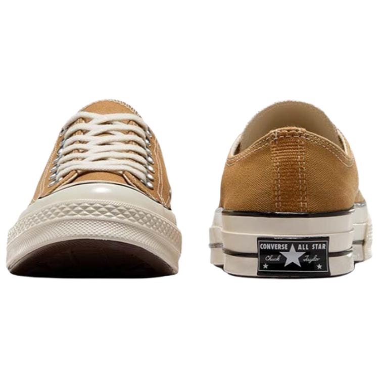 Converse Chuck 70 Low Toadstool Tan Unisex Sneakers Egret Black A09146C