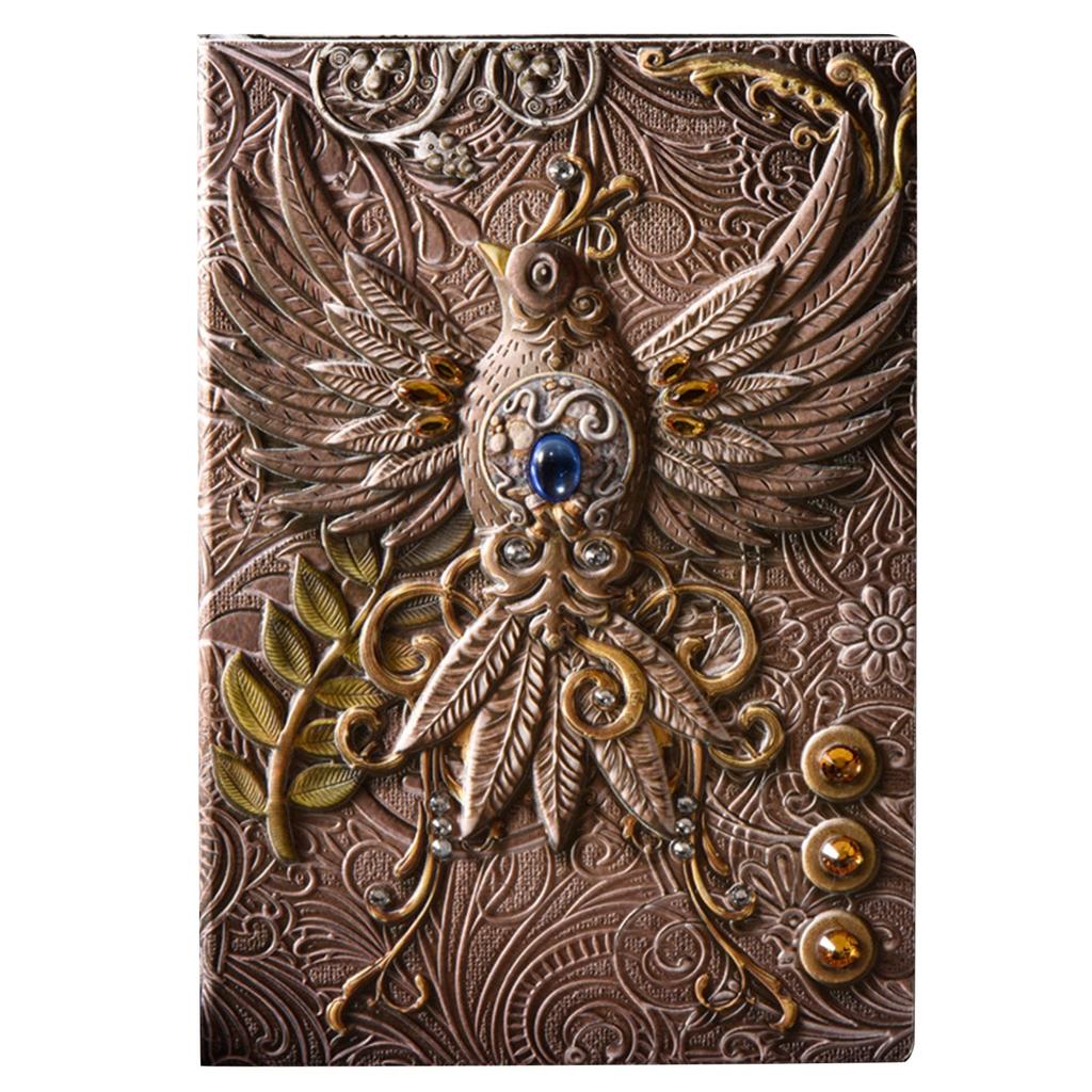 3D-журналы ручной работы, винтажные журналы, дорожный дневник с линованной бумагой, крутой кожаный альбом для рисования, журналы для записей, подарок для женщин, мужчин и ботаников