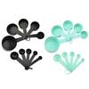 10-Piece Plastic Baking Tools: DIY Cake Measuring Spoon Set with Scale for Milk Powder