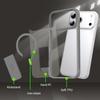 Phone Magnetic Holder Case for Apple iPhone 17ProMax- Silicone Metal Stand MagSafe Shockproof Full Cover Cases on iPhone 17/16/15/14/13/12/11/Pro/Plus