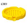Soap Tray with Hollow Drainage Layer Box, Cheese Shape Removable Drain Layer, Dish No Water Stains Quick Cleaning Anti-Slip Holder, for Bathroom