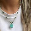 Stainless Steel Multi-Pendant Summer Ocean Small Fish Starfish Fish Bone Rope Necklace Stainless Steel Vacuum Plating