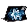 Кожаный чехол для Lenovo Tab K11 Plus/M11 Plus/Xiaoxin Pad Plus (2024) Чехол-подставка с принтом и слотами для карт